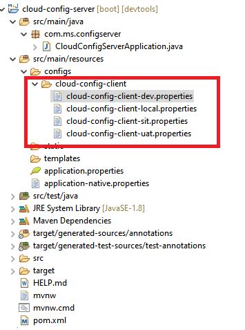 Spring Cloud Config Setver 的图像结果
