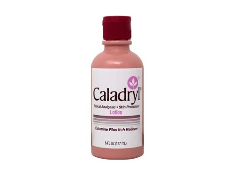 Caladryl Calamine Plus Itch Reliever, Topical Analgesic Skin Lotion, 6 ...