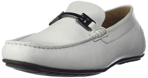 Buy Lee Cooper Men's White Leather Loafer (LC3463E) at Amazon.in