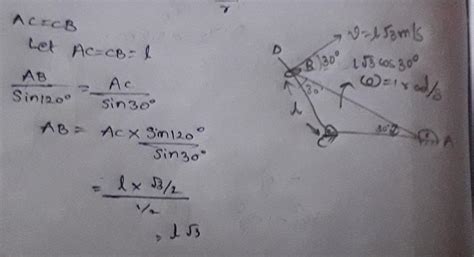 In the figure shown a smooth ring is connected to rod AB, while rod CD ...