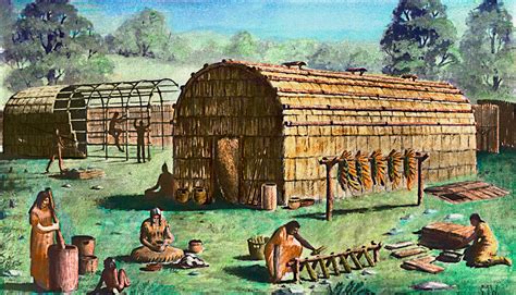 Native American Longhouse | Native american houses, Native american ...