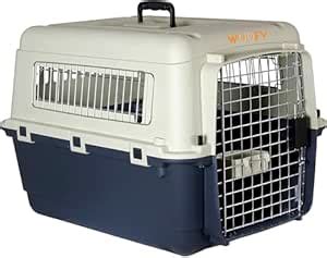 Woofy Pets 28" Heavy Duty Dog Travel Carrier Flight Crate for Dogs ...