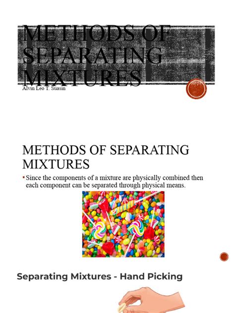 Image result for Methods of Separation Reference