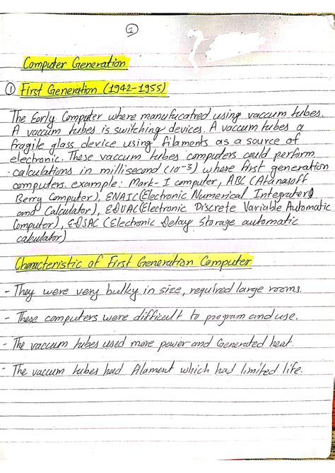 Image result for First Generation Computer Notes