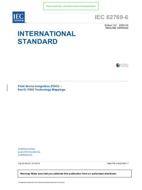 Fillable Online webstore iec Field Device Integration (FDI) in AMS ...