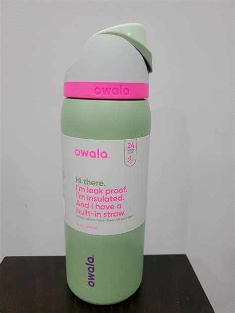 Owala FreeSip Stainless Steel Water Bottle / 32oz / Color: Neo Sage | eBay