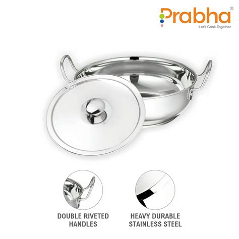 Ib Kadhai With Lid | PrabhaSteel