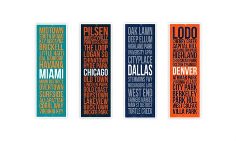 on Football Neighborhoods (Poster) | Groupon Goods