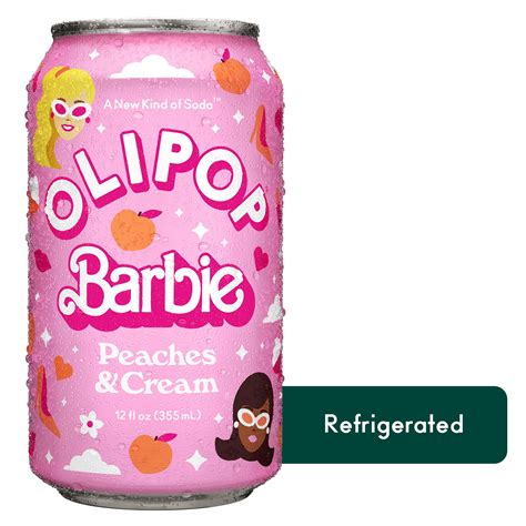 (2 pack) OLIPOP Prebiotic Soda, Peaches & Cream, 12 fl oz, Refrigerated ...