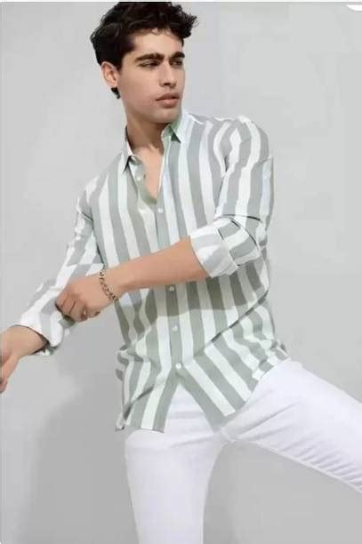 Striped Men's Shirt Online at Best Price In India | Flipkart.com