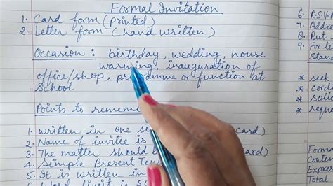 Image result for Invitation Card Format Class 12