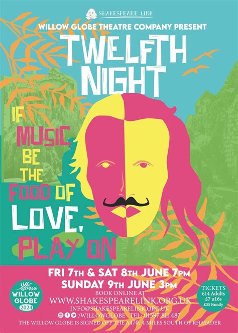 Twelfth Night, Willow Globe, Penlanole, LD1 6NN, Llandrindod Well, 9 ...