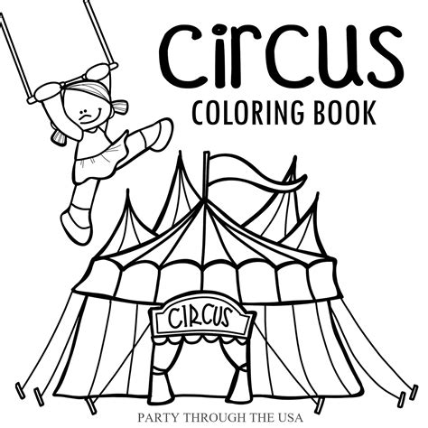 Easy Circus Coloring Pages Circus Coloring Pages Printable ...