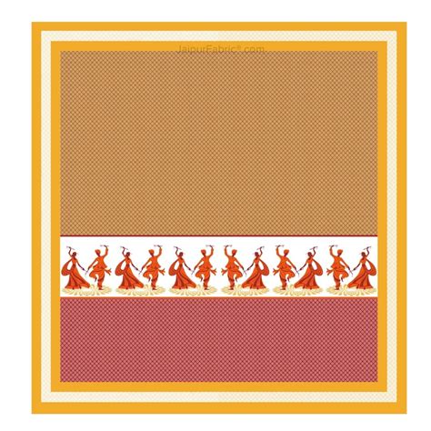 Divine Dance Red Cotton King Size Bedsheet – JaipurFabric®