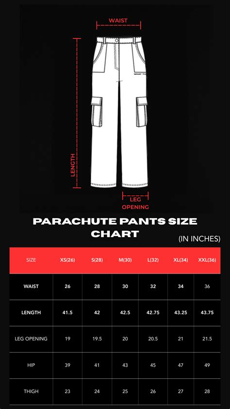 Sizing Chart