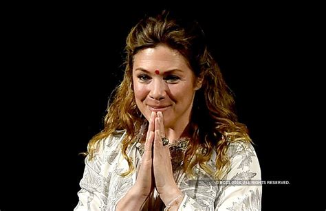 Canadian Prime Minister's wife Sophie Trudeau greets the students of ...