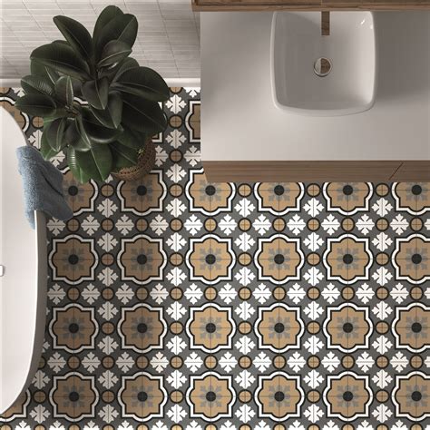 Middleham Lofthouse Gris Patterned Tile – Tileflair