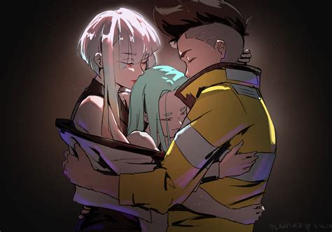 David, Lucy & Rebecca Friendship Cyberpunk Edgerunners Wallpaper, HD TV ...