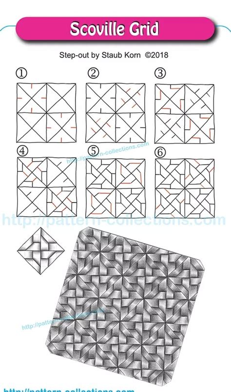 Image result for Simple Zendoodle Grid Patterns