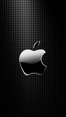 Black Wallpaper Iphone Apple Logo by Sleek Apple Logo With Black Grid Background Wallpaper Black Wallpaper Iphone Apple Logo