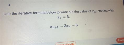 Image result for How to Work Out an Iterative Formula