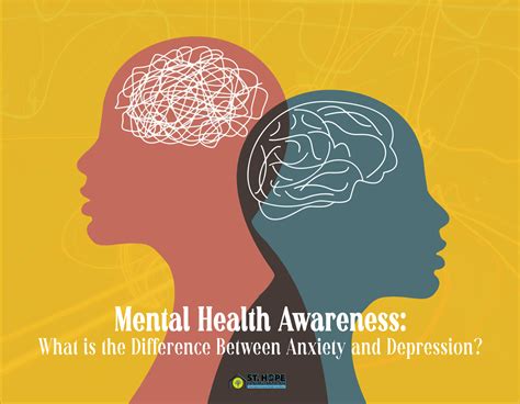 Difference Between Anxiety and Depression | St. Hope Foundation
