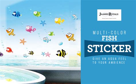 JAAMSO ROYALS Multicolor Fish Design with Drops of Water Children Kids ...