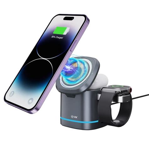 Buy EVM EnMag Dock Magsafe Wireless Charger, Grey, EVM-WC-05 at ...