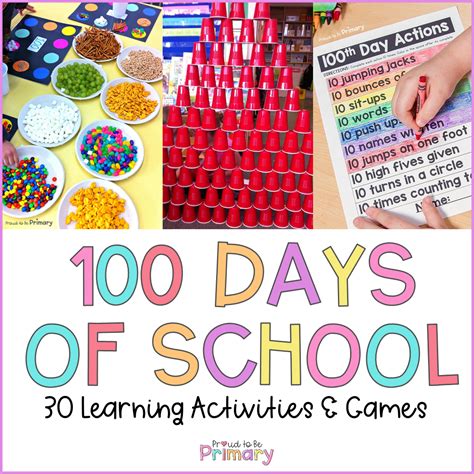 100 Days of School Ideas: 30 Learning Activities and Games