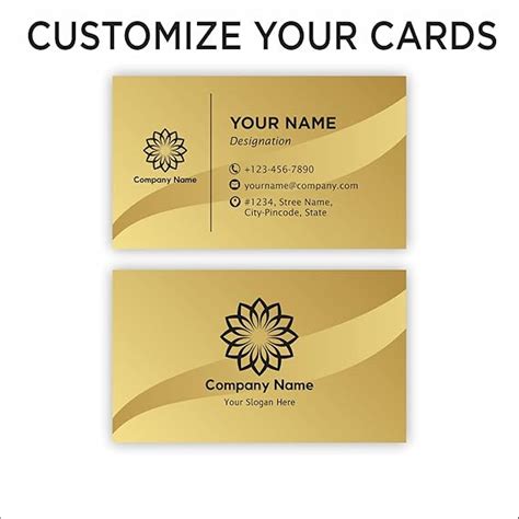 SRIS Visiting Cards 2 Sided - 100 Nos. - Customize Your VISING Cards ...