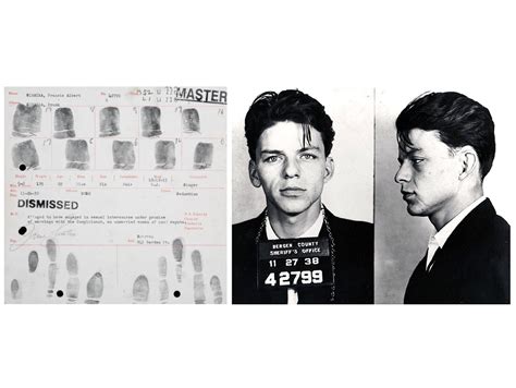 Frank Sinatra Mug Shots Famous Mugshots: Donald Trump Joins Hugh Grant