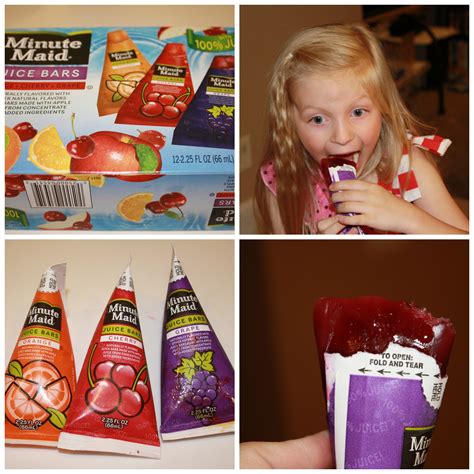 A Perfect Treat for Summer ~ Minute Maid Juice Bars Review - Bragging Mommy