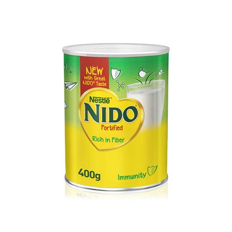 Nestle Nido Instant Full Cream Milk Powder Tin 400g - Spinneys United ...