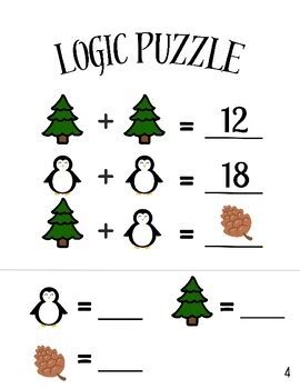 Image result for Logic Puzzles Simple Addition Math