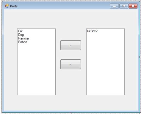 Image result for Visual Studio ListBox Coding
