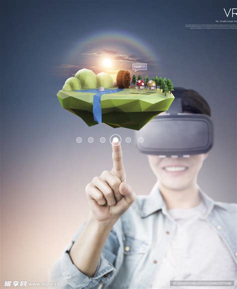 VR科技创意设计设计图__其他_现代科技_设计图库_昵图网nipic.com