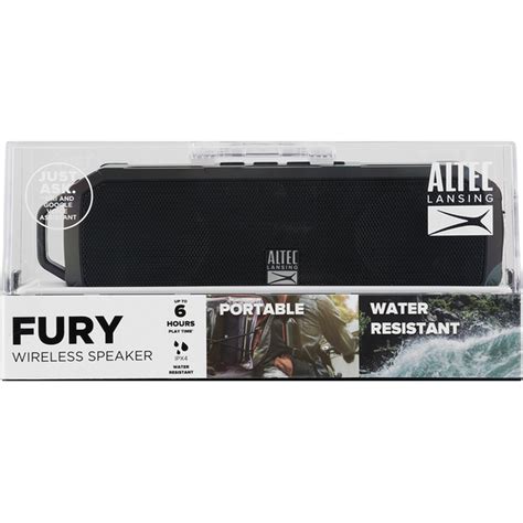 Altec Lansing Wireless Speaker, Black, Portable, Fury (1 each) Delivery ...