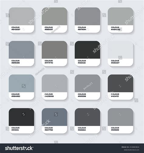 Grey Color Palette Rgb