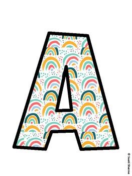 Boho Rainbow Bulletin Board Decor Kit, Boho Rainbow Bulletin Board ...