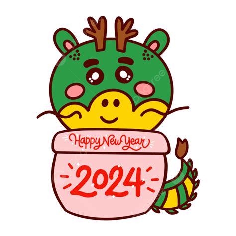 Happy Chinese New Year 2024 Of The Dragon Zodiac With Baby, Year Of The ...