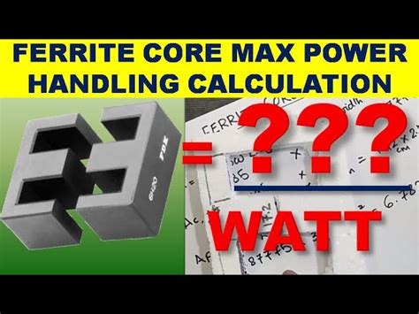 Transformer Core Calculation Software Working 的图像结果