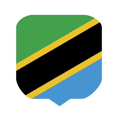 Tanzania flag country 16391963 PNG