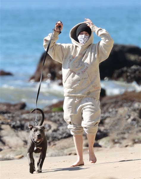 Billie Eilish - Beach in Malibu 02/21/2021 • CelebMafia