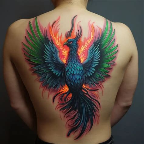 Phoenix Bird Tattoos: Meaning, Significance (100 Designs) - HBTat2