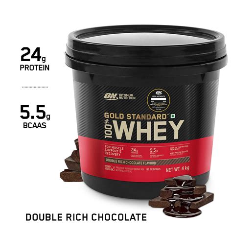 Gold Standard 100% Isolate Whey Protein - Double Rich Chocolate | 4 kg ...