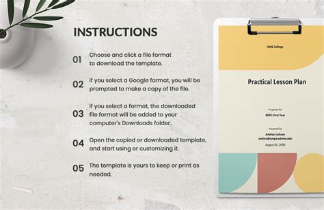 Sample Lesson Plan with Practical Work Approach 的图像结果