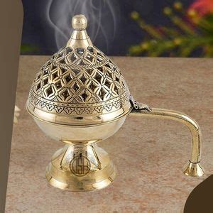 DSH CRAFTING YOUR CURIOSITY Dsh Home Purifying Brass Dhuna Loban Burner ...
