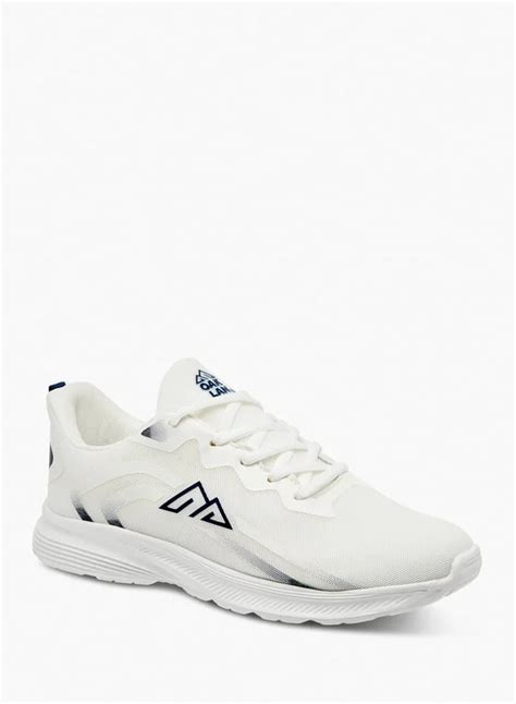 Oaklan by Shoexpress WHITE Men Logo Print Sports Shoes with Lace-up ...