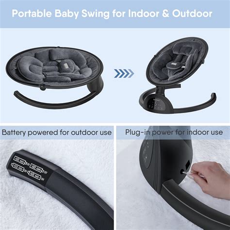 Baby Swings for Infants, BabyBond Bluetooth Infant Swing with Music ...