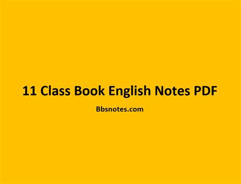Image result for Grade 11 English Notes
